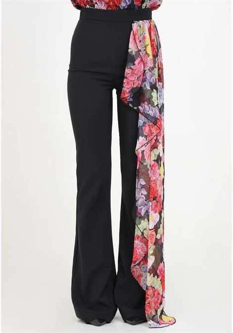 Pantalone elegante nero da donna con fascia Mix Garden SHIT | SH2425044MIX GARDEN